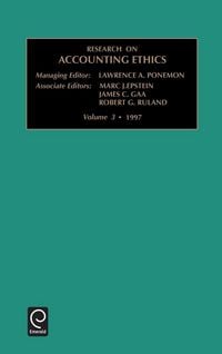 Produktbild: Research on Accounting Ethics
