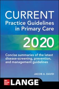 Produktbild: Esherick, J: CURRENT Practice Guidelines in Primary Care 202