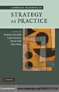Produktbild: Cambridge Handbook of Strategy as Practice