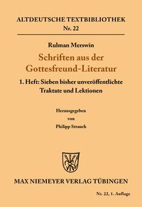 Produktbild: Schriften aus der Gottesfreund-Literatur