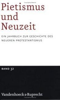 Produktbild: Pietismus und Neuzeit Band 32 &ndash; 2006
