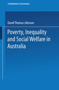 Produktbild: Poverty, Inequality and Social Welfare in Australia