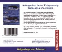 Naturgeräusche zur Entspannung - Walgesang ohne Musik