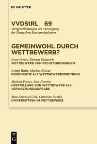 Produktbild: Gemeinwohl durch Wettbewerb?