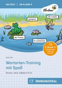 Produktbild: Wortarten-Training mit Spa&szlig; - Nomen, Verb,