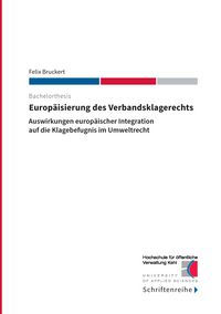 Produktbild: Europ&auml;isierung des Verbandsklagerechts