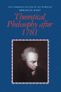 Produktbild: Theoretical Philosophy After 1781