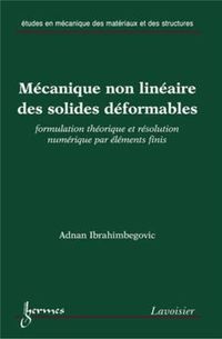 Produktbild: M&eacute;canique non lin&eacute;aire des solides d&eacute;formables