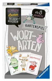 Ravensburger 80353 - Wortarten, Kartenspiel, Lernen Lachen Selbermachen, Lernspiel von Elke Spitznagel