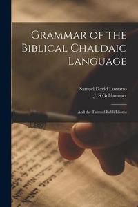 Produktbild: Grammar of the Biblical Chaldaic Language: and the Talmud Babli Idioms