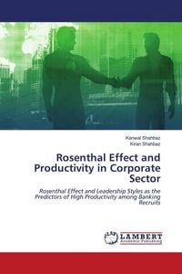 Produktbild: Rosenthal Effect and Productivity in Corporate Sector
