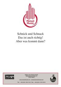 Produktbild: Schnick und Schnack - Das ist auch richtig! Aber was kommt dann?