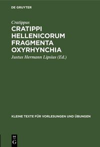 Produktbild: Cratippi Hellenicorum fragmenta Oxyrhynchia