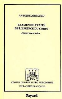 Produktbild: Examen du trait&eacute; de l'essence du corps : contre Descartes