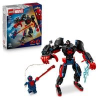 Produktbild: LEGO 76337 Marvel Miles Morales Mech vs. Spider-Man 2099, Spielzeug