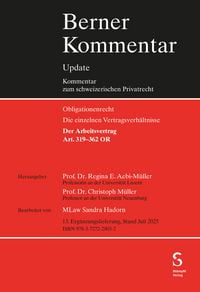 Produktbild: Arbeitsrecht, Art. 319-362 OR, 13. Erg&auml;nzungslieferung