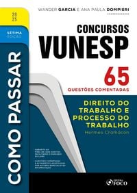 Produktbild: Como Passar em Concursos Vunesp - 7&ordf; Ed -2025