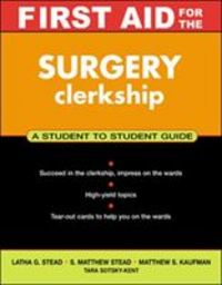 Produktbild: Ganti, L: First Aid for the (R) Surgery Clerkship