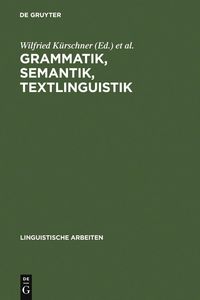 Produktbild: Grammatik, Semantik, Textlinguistik