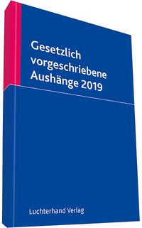 Produktbild: Gesetzlich vorgeschriebene Aush&auml;nge 2019