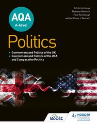 Produktbild: AQA A-level Politics: Government and Politics of the UK, Government and Politics of the USA and Comparative Politics