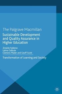 Produktbild: Sustainable Development and Quality Assurance in Higher Education