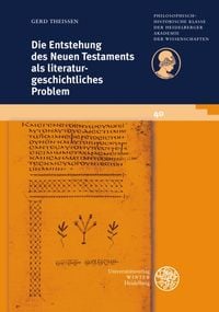 Produktbild: Die Entstehung des Neuen Testaments als literaturgeschichtliches Problem