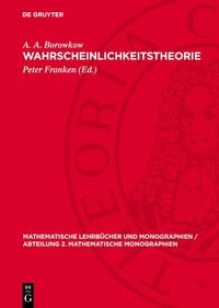 Produktbild: Wahrscheinlichkeitstheorie