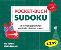 Produktbild: Pocket-Buch Weihnachtsausgabe Sudoku