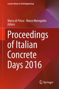 Produktbild: Proceedings of Italian Concrete Days 2016