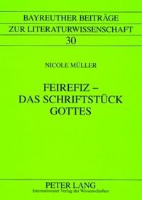 Produktbild: Feirefiz &ndash; Das Schriftst&uuml;ck Gottes
