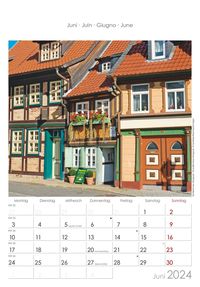 Sachsen-Anhalt 2024 - Bild-Kalender 23,7x34 cm - Regional-Kalender -  Wandkalender - mit Platz für Notizen - Alpha Edition' - 'Deutschland