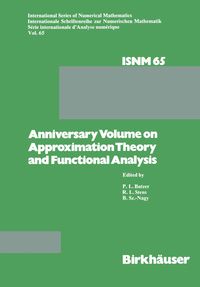 Produktbild: Anniversary Volume on Approximation Theory and Functional Analysis