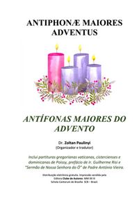 Produktbild: Ant&iacute;fonas Maiores Do Advento (antiphonae Maiores Adventus)
