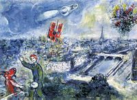 Produktbild: Puzzle 1000 Teile - Chagall M: Le Bouquet de Paris by Chagall