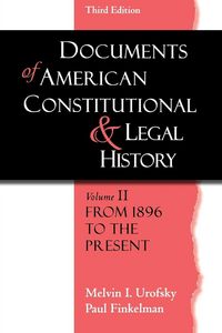 Produktbild: Documents of American Constitutional and Legal History