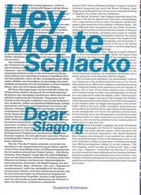 Produktbild: Susanne Kriemann: Hey Monte Schlacko / Dear Slagorg