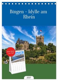Produktbild: Tischplaner 2027 - Bingen - Idylle am Rhein (A5 Tischkalender zum Aufstellen) CALVENDO