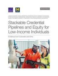Produktbild: Stackable Credential Pipelines and Equity for Low-Income Individuals