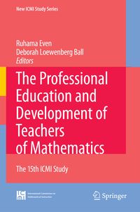 Produktbild: The Professional Education and Development of Teachers of Mathematics