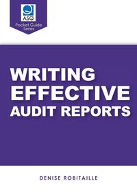 Produktbild: Writing Effective Audit Reports (ASQ Pocket Guide series)