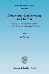 Produktbild: "Doppelindividualisierung" und Irrtum.