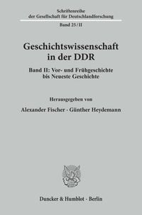 Produktbild: Geschichtswissenschaft in der DDR.