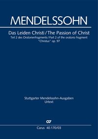Produktbild: Das Leiden Christi (Klavierauszug)