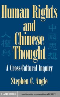 Produktbild: Human Rights in Chinese Thought