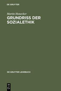 Produktbild: Grundriss der Sozialethik