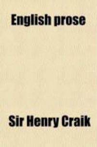 Produktbild: English Prose (Volume 3)