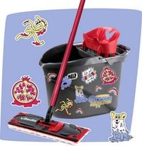 Produktbild: Vileda 183753 ULTRAMAX MY STYLE Box - Dirt is Good Bodenwischer-Set Anthrazit, Rot 1St.