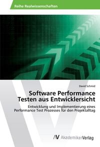 Produktbild: Software Performance Testen aus Entwicklersicht