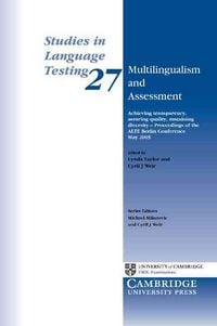 Produktbild: Multilingualism and Assessment